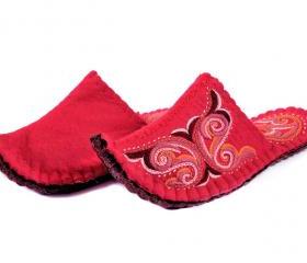 Felted slippers Aladdin. Wool slippers, home shoes, indoor slippers, felt slippers - GIFT PACKAGED