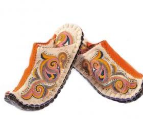 Handmade felt slippers Aladdin. ORIENT STYLE. Wool slippers | home shoes | indoor slippers | felt slippers